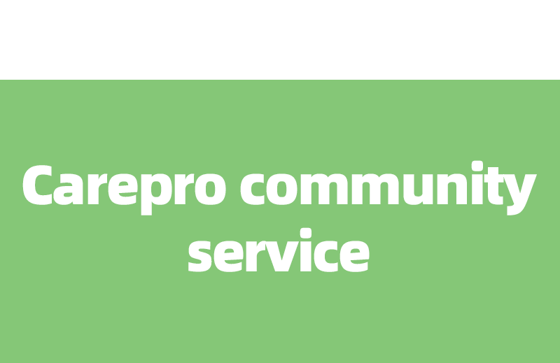 Carepro community service